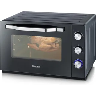 Severin TO 2073 Back und Toastofen XXL 2200W schwarz