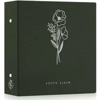 Lanpn Fotoalbum 10x15 1000, Extra Großes XXL Leinen Einstecken Einsteckalbum für Hoch und Querformat Fotos Bilder