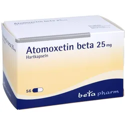 Atomoxetin beta 25 mg Hartkapseln 56 St