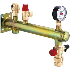 CALEFFI Gefäßanschlussgruppe 335632 Stahl, 3/4"x3 bar, Schnellkupplung bis 20
