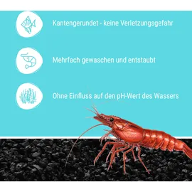 Schicker Mineral Aquarienkies schwarz 25 kg