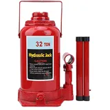 Hydraulischer Wagenheber 32 t für PKW, Van, Boot, LKW, Wohnwagen - Hubhöhe 25-47cm - Aus Qualitätsstahl