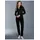 TRIGEMA Jogginganzug » Freizeitanzug mit Kristallsteinen«, (2 tlg.), Gr. XXL, schwarz, , 56365963-XXL
