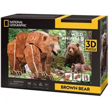 Cubic Fun 3D Puzzle, Braunbär, 3D Puzzle 88 Teile