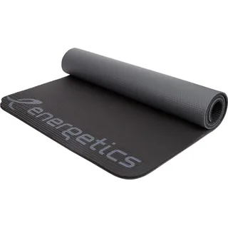 Energetics Fitnessmatte Gymnastik-Matte NBR Mat 185 cm 1.5 ANTHRA/LIME - schwarz