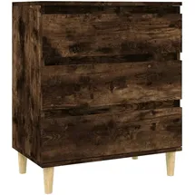 vidaXL Sideboard Räuchereiche 60x35x70 cm Holzwerkstoff