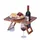 Relaxdays Picknick Weintisch klappbar Bambus 20 x 40 x 30 cm