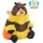 Wild Republic Snuggleluvs Biene 38 cm Schwarz