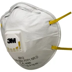 3M 8812 Atemschutzmaske FFP1 mit Cool-Flow Ausatemventil, bis zum 4-fachen des Grenzwertes