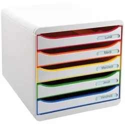 EXACOMPTA Ablagesystem »Big-Box Plus« weiß, 27.8x27.1x34.7 cm