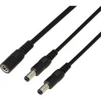 TRU Components TC-13232704 DC-Steckverbinder Buchse - Stecker 5.5 mm