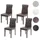MCW Esszimmerstuhl E58 Kunstleder braun 4er Set