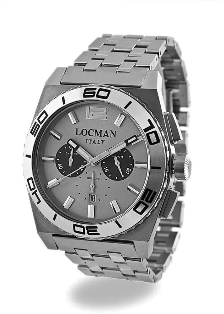 Locman 021200AK-AGKBR0 Stealth Quartz Men's Watch