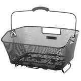 M-Wave Hochwertiger Drahtkorb für den Gepäckträger BA-RM Clamp, schwarz, 41x31x17 cm, 14315931