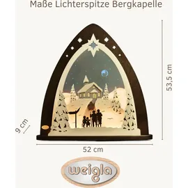 Weigla Lichterspitze Bergkapelle 52 x 53,5 x 9 cm