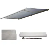 MCW Ersatz-Bezug für Markise H122, Vollkassette Ersatzbezug Sonnenschutz 4x3m ~ Acryl creme