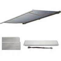 MCW Ersatz-Bezug für Markise H122, Vollkassette Ersatzbezug Sonnenschutz 4x3m ~ Acryl creme