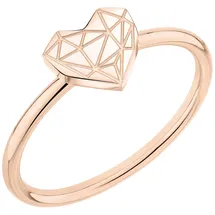 Liebeskind Berlin LIEBESKIND Fingerring Broken Heart Edelstahl IP Roségold