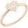 Liebeskind Berlin LIEBESKIND Fingerring Broken Heart Edelstahl IP Roségold