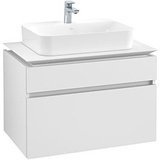 Villeroy & Boch Legato Waschtischunterschrank B75400MS 80x55x50cm, White Matt