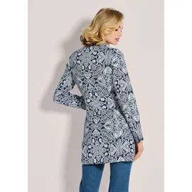 Madeleine Gehrock mit Jacquard-Muster in marine / wollweiß), | Gr.: 36