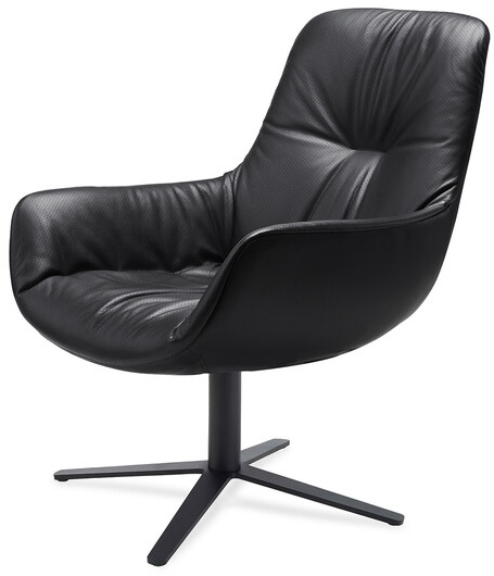 Cocktail Lounge Chair Leya Freifrau, Designer Hoffmann Kahleyss Design, 88x60x76 cm