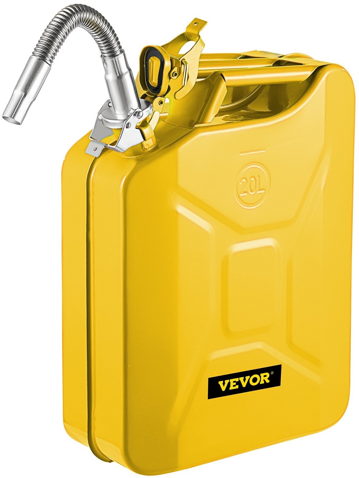 VEVOR Benzinkanister 5,3 Gal/20L Reservekanister mit flexiblem Auslauf Autos