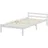 Homestyle4u Holzbett 90 x 200 cm Weiß