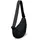 GOT BAG Wavy Puffer Moon Bag Small Schwarz