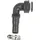 tecuro 90° Geräteanschlusstülle 1 Zoll ÜWM x Tülle 19-23 mm oder 3/4 Zoll AG, extra lang, für Spülensiphon, REZYKLAT