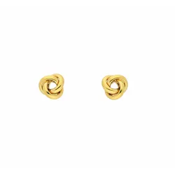Paar Ohrhänger ADELIA ́S "Damen Goldschmuck 1 Paar 333 Gold Ohrringe / Ohrstecker Knoten", gold, Ohrringe, Damen, Damen, Gold, 333 Gold Goldschmuck für Damen