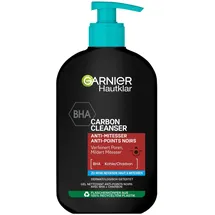 Garnier Hautklar BHA Carbon Cleanser mit Kohle, Anti-Mitesser & Anti-Pickel Waschgel und Gesichtsreiniger, 250 ml