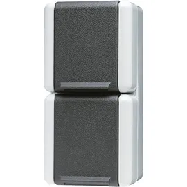 Jung Schuko-Steckdose 2-fach Grau