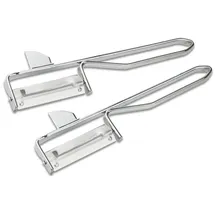 FMprofessional Sparschäler Edelstahl 15 x 4 cm 2er Set