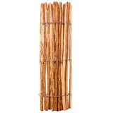 vidaXL Staketenzaun 120 x 250 cm Haselnuss