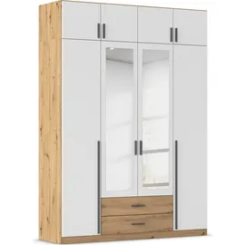 Rauch Wäscheschrank GAMMA 181 x 248 x 54 cm Eiche artisan/Alpinweiß