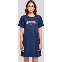 F4NT4STIC T-Shirt Beach Bum Summer Varsity Retro in lightnavy