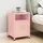 vidaXL Nachtschrank Rosa 35 x 35 x 51 cm Stahl