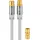 goobay 70325 TV-Antennenkabel, Koax-Buchse auf Koax-Stecker, 4-fach geschirmt, 135 dB typ, 4x m,