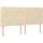 vidaXL Boxspringbett mit Matratze Creme 200x200 cm Stoff