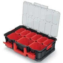Kistenberg Organizer MODULAR SOLUTION 15 Sortimentsbox mit 9 Bechern rot/schwarz 33,1 x 51,7 x 13,4 cm