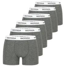 WOTEGA Boxershorts Joe grau XL 6er Pack