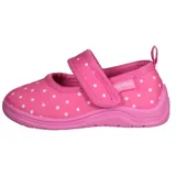 Playshoes Punkte, Unisex-Kinder Niedrige Hausschuhe, Pink (pink 18), 18/19 EU (2/3 Child UK)