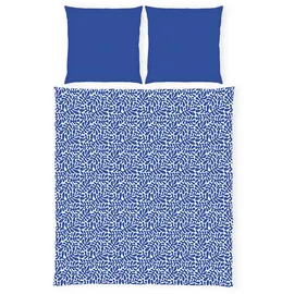 Tom Tailor Wendebettwäsche ORGANIC LEAVES Blau 200 x 220 cm + 2 x 80 x 80 cm