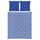 Tom Tailor Wendebettwäsche ORGANIC LEAVES Blau 200 x 220 cm + 2 x 80 x 80 cm