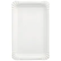 Papstar Pappteller eckig 13 cm x 20 cm 500 St. Weiß