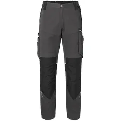 KÜBLER PULSE ACTION Bundhose in Schwarz-Anthrazit, Größe 54, 4-Wege-Stretch, Arbeitshose, 10 Taschen
