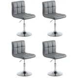 CLP 4er Set Lounger Palma V2 Kunstleder grau