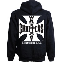 West Coast Choppers Og Cross Kapuzenpullover - Black -
