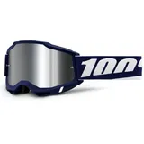 100% Accuri 2, Brille Mifflin, silberfarben, verspiegelt